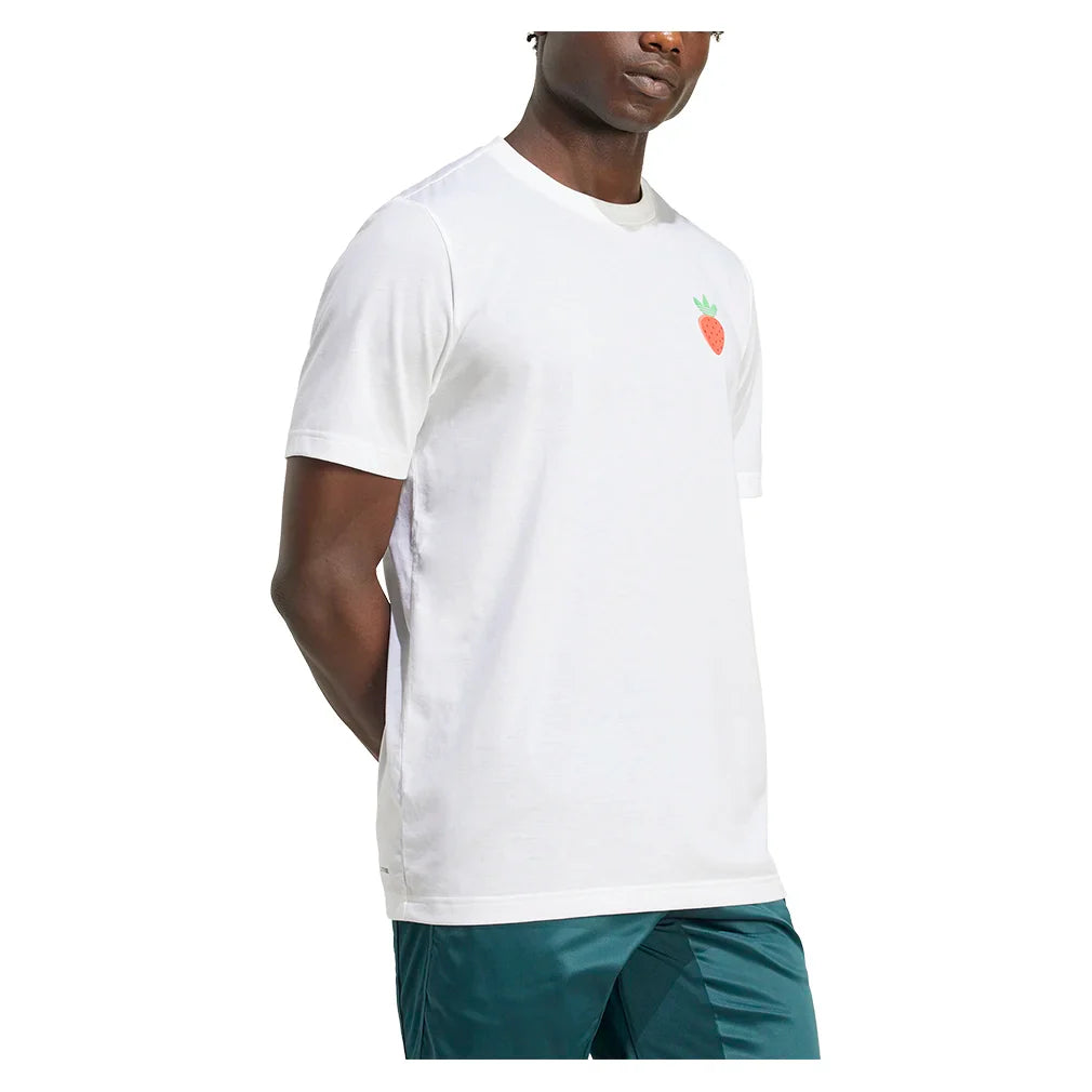 Men`s Originals Graphic Tennis Tee White Apparel Adidas