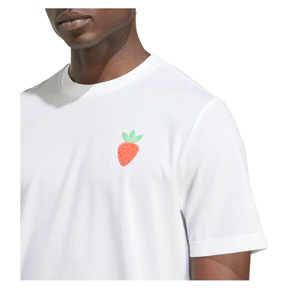 Men`s Originals Graphic Tennis Tee White Apparel Adidas