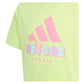 Juniors` Graphic Tennis Tee Pulse Lime Apparel Adidas