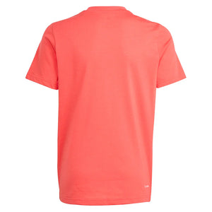 Juniors` Graphic Tennis Tee Semi Lucid Red Apparel Adidas
