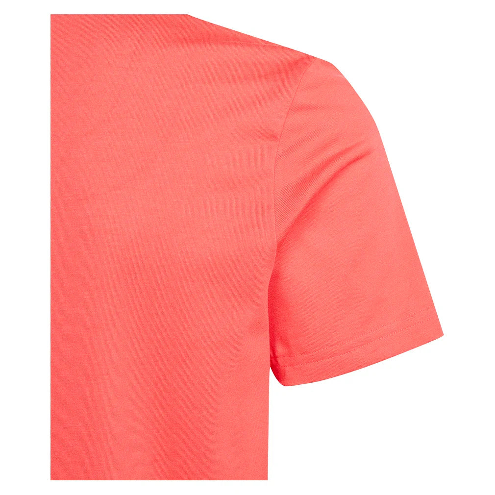 Juniors` Graphic Tennis Tee Semi Lucid Red Apparel Adidas