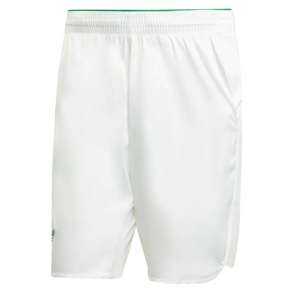 Men`s Pro Ergo 9 Inch Tennis Shorts White Apparel Adidas