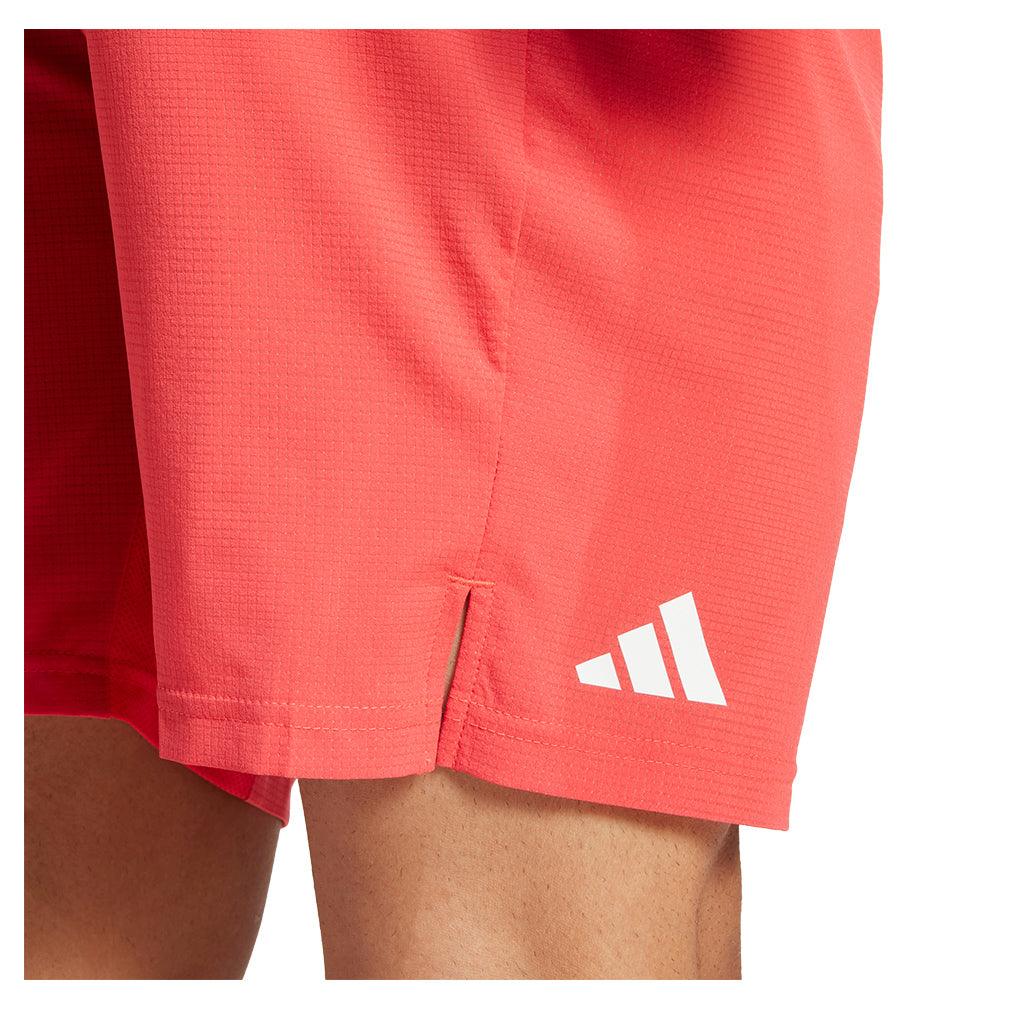 Men`s Ergo 7 inch Tennis Short Semi Lucid Red Apparel Adidas