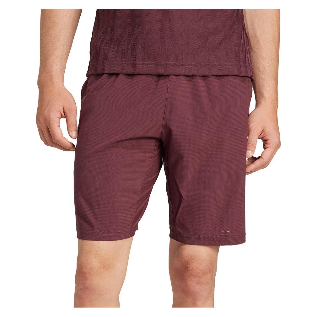 Men`s Ergo 7 inch Tennis Short Aurora Ruby Apparel Adidas