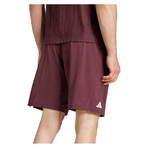 Men`s Ergo 9 inch Tennis Short Aurora Ruby Apparel Adidas