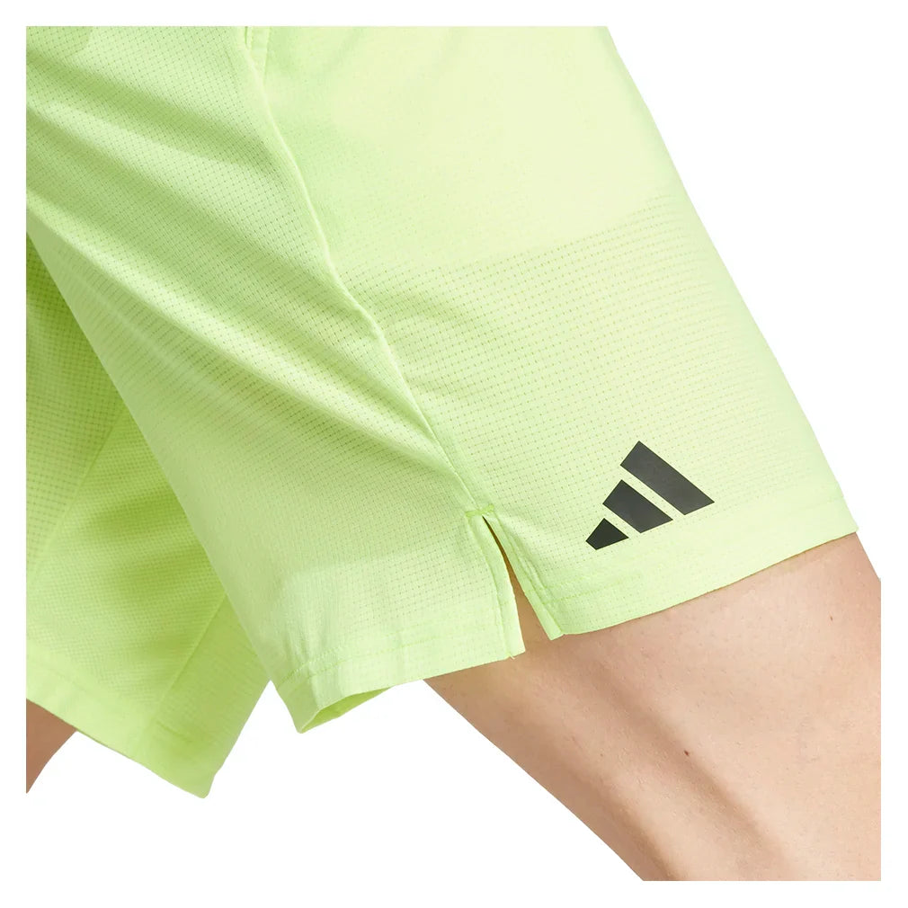 Men`s Ergo 9 inch Tennis Shorts Lucid Lemon Apparel Adidas