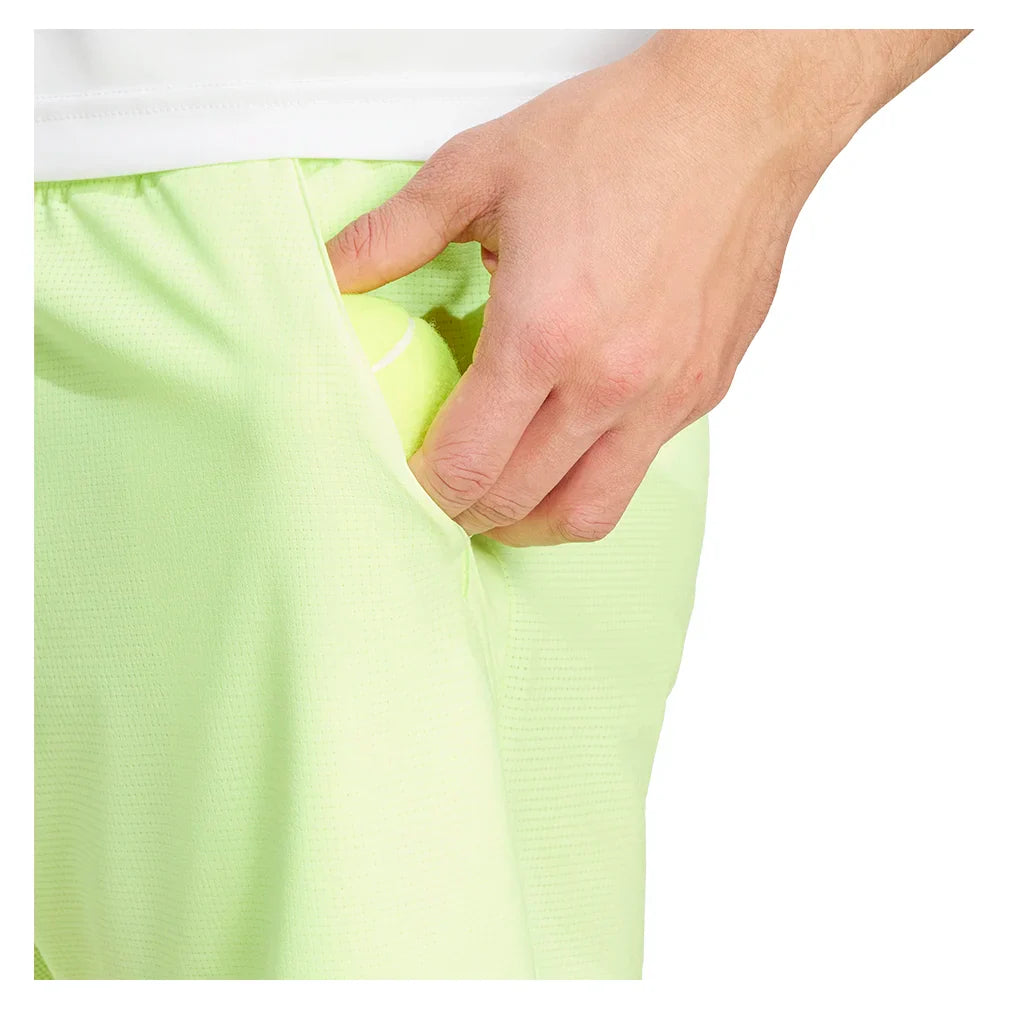 Men`s Ergo 7 inch Tennis Shorts Lucid Lemon Apparel Adidas