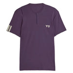Men`s Y-3 Zip Tennis Top Aurora Plum Apparel Adidas