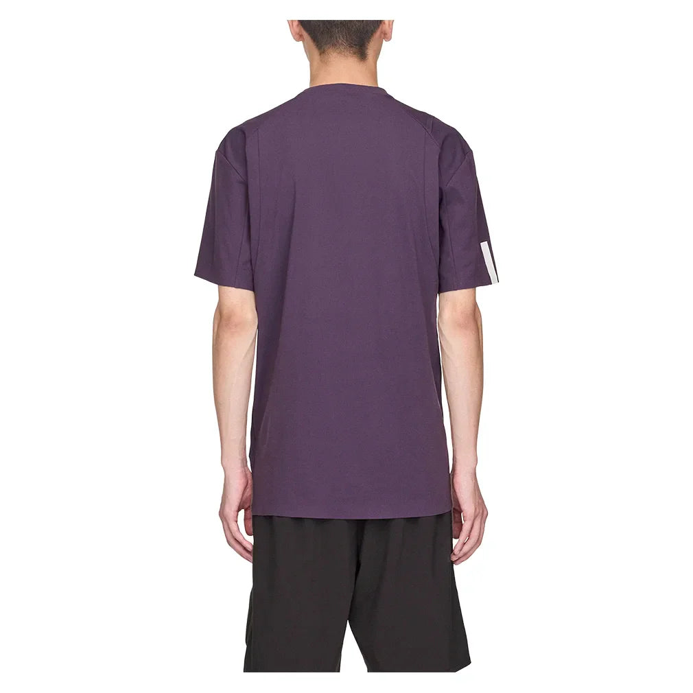 Men`s Y-3 Zip Tennis Top Aurora Plum Apparel Adidas