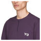 Men`s Y-3 Zip Tennis Top Aurora Plum Apparel Adidas