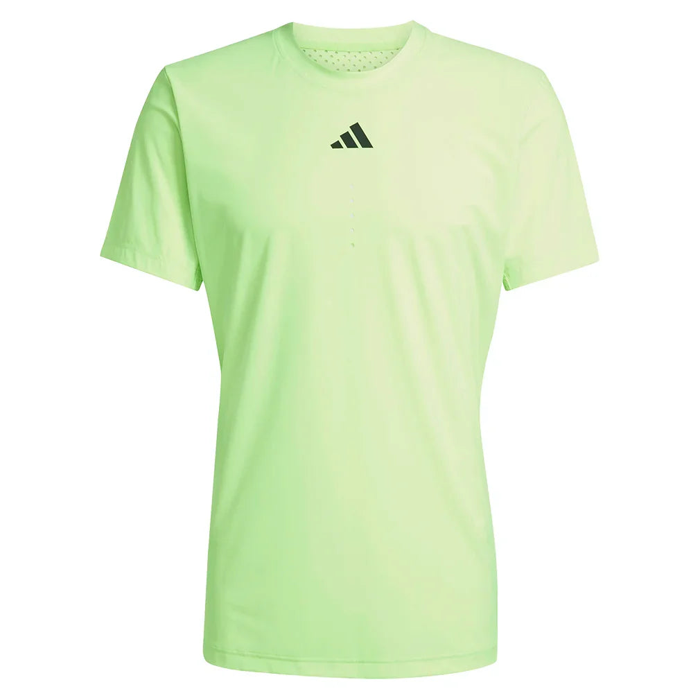 Men`s Freelift Pro Tennis Top Lucid Lemon Apparel Adidas