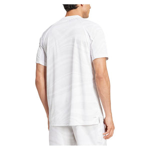 Men`s Club Graphic Tennis Top White Apparel Adidas
