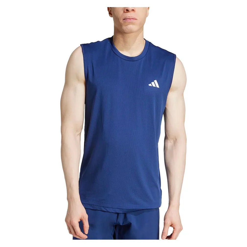 Men`s Club Tennis Top Dark Blue Apparel Adidas