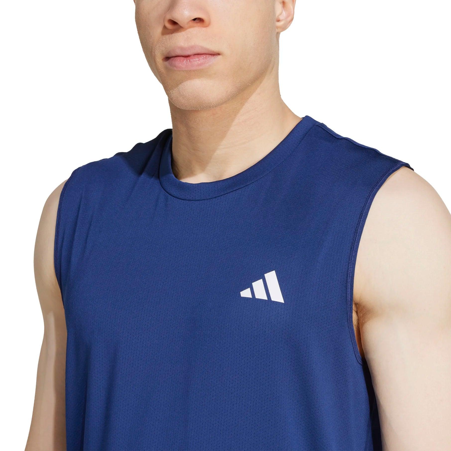 Men`s Club Tennis Top Dark Blue Apparel Adidas