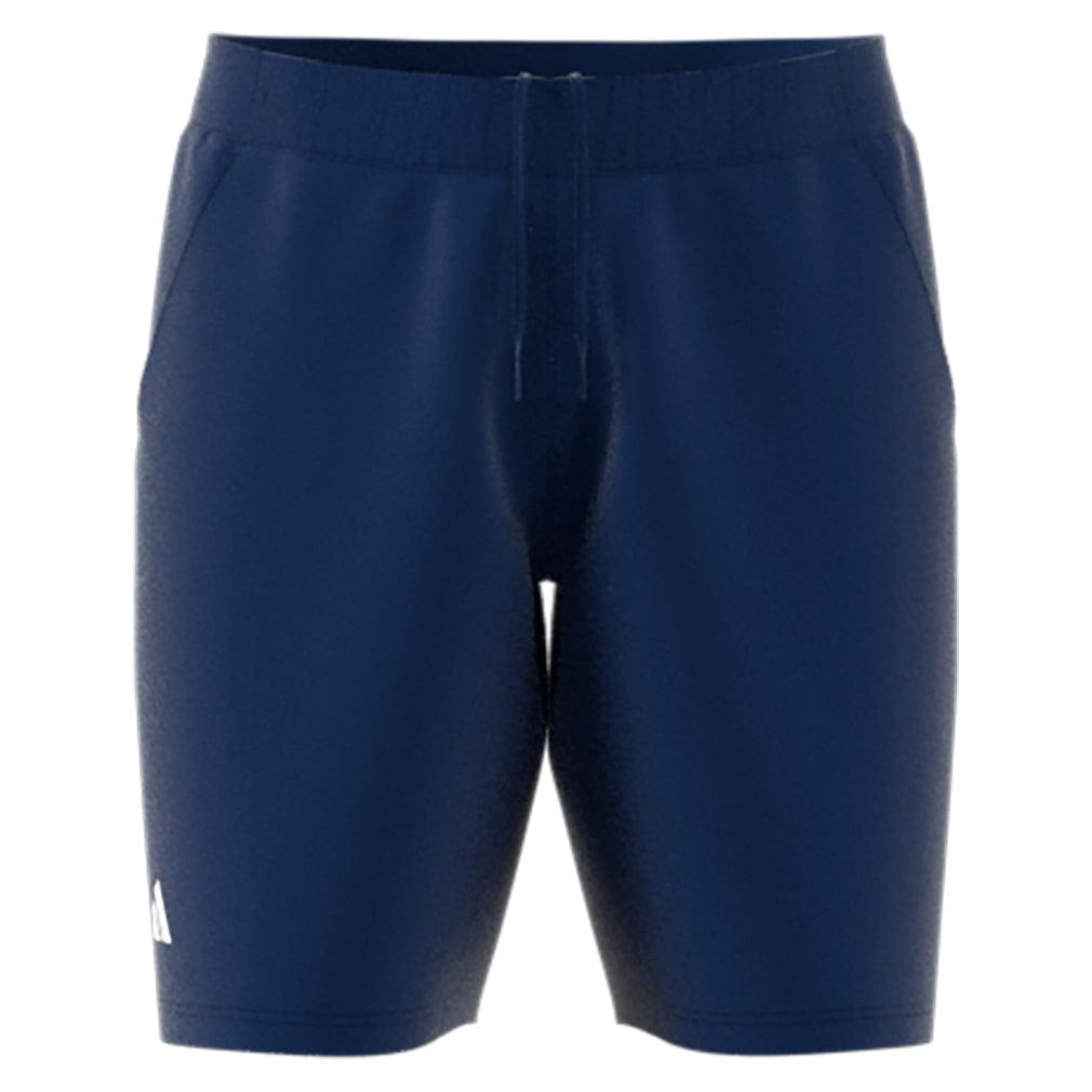 Men`s Club Climacool 7in Woven Stretch Tennis Shorts Dark Blue Apparel Adidas