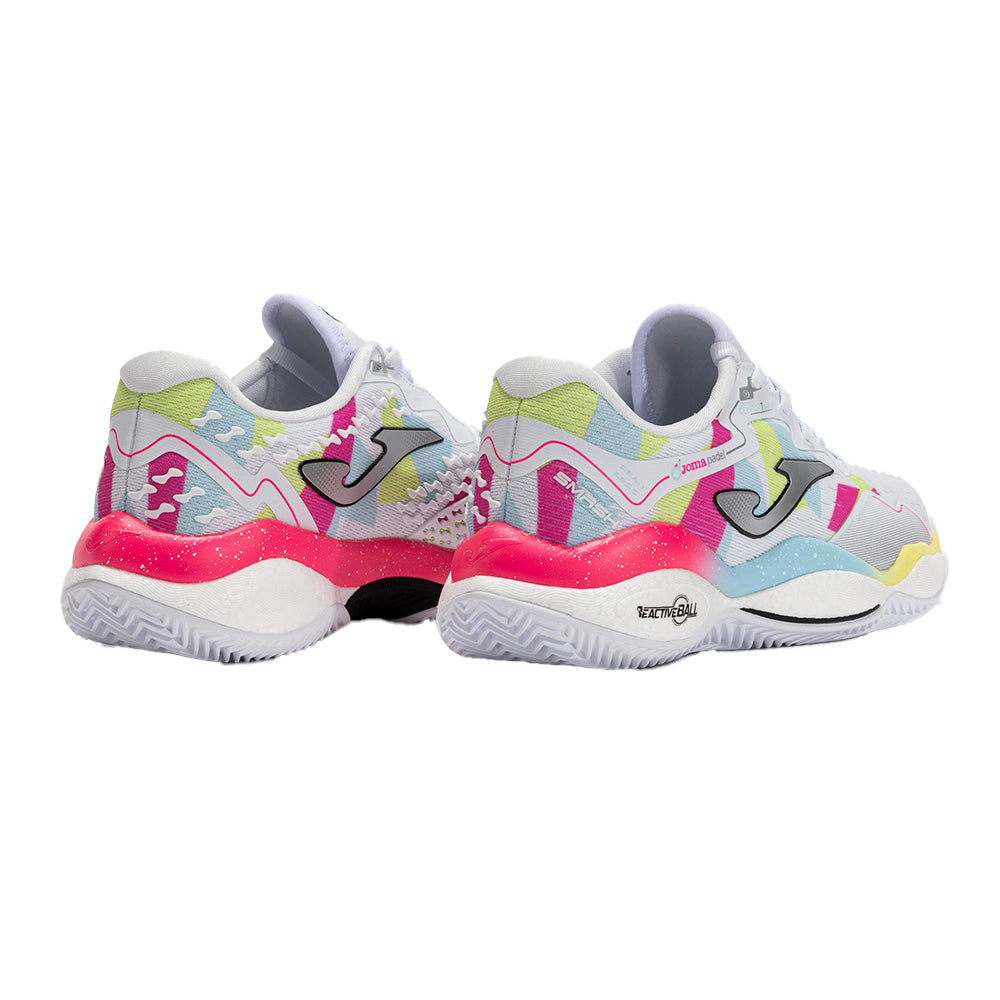 JOMA SMASH Lady 2532 Blanco FW25 Padel Shoes Zapatillas Joma