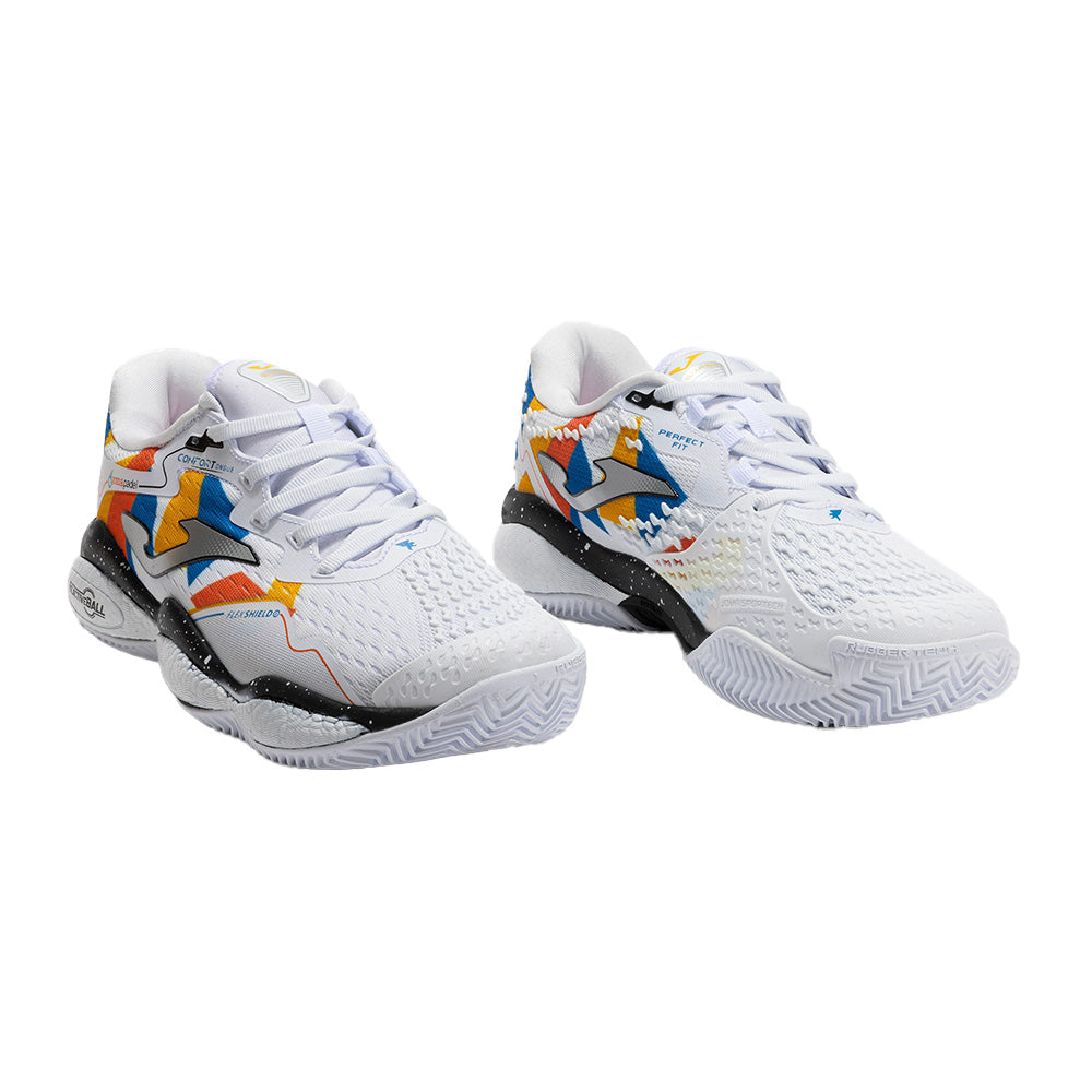 JOMA SMASH MEN 2532 Blanco/Naranja FW25 Padel Shoes Zapatillas Joma
