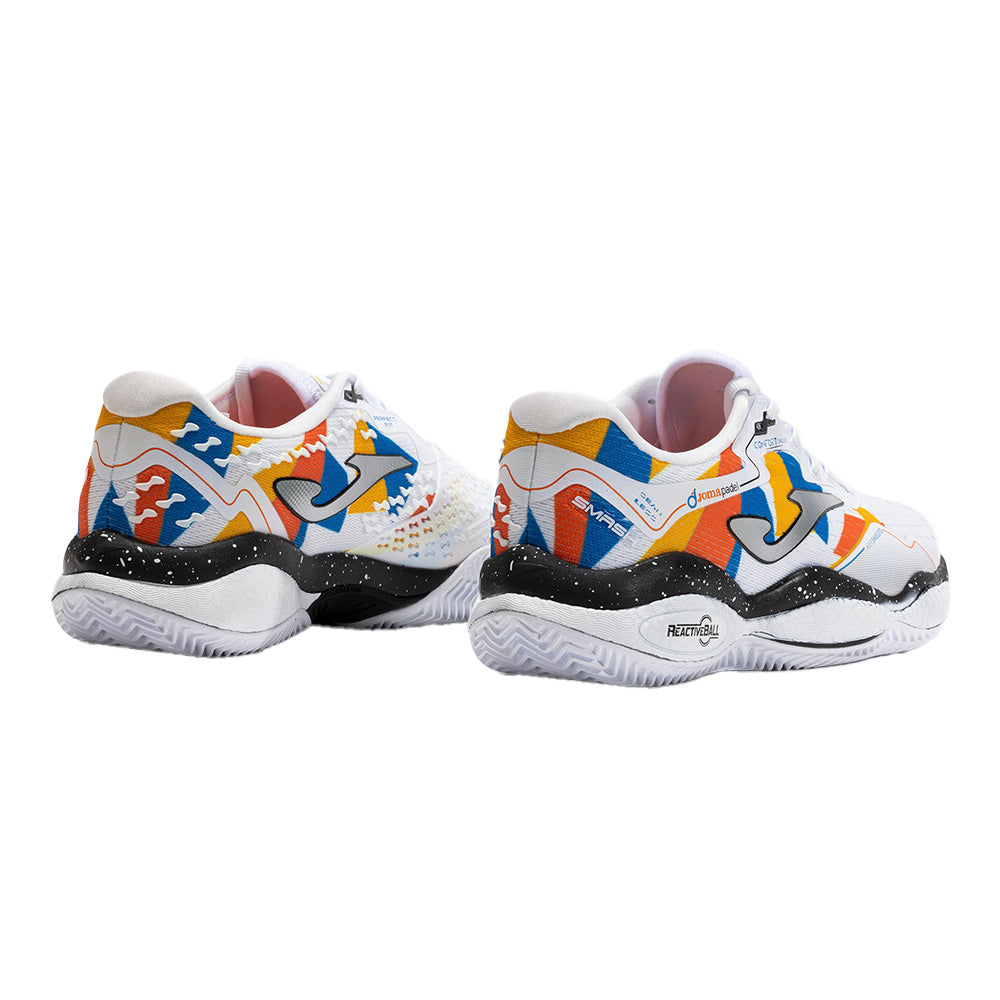 JOMA SMASH MEN 2532 Blanco/Naranja FW25 Padel Shoes Zapatillas Joma