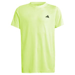 Boys' Club Tennis Top Lucid Lemon Apparel Adidas