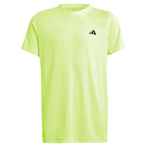 Boys' Club Tennis Top Lucid Lemon Apparel Adidas