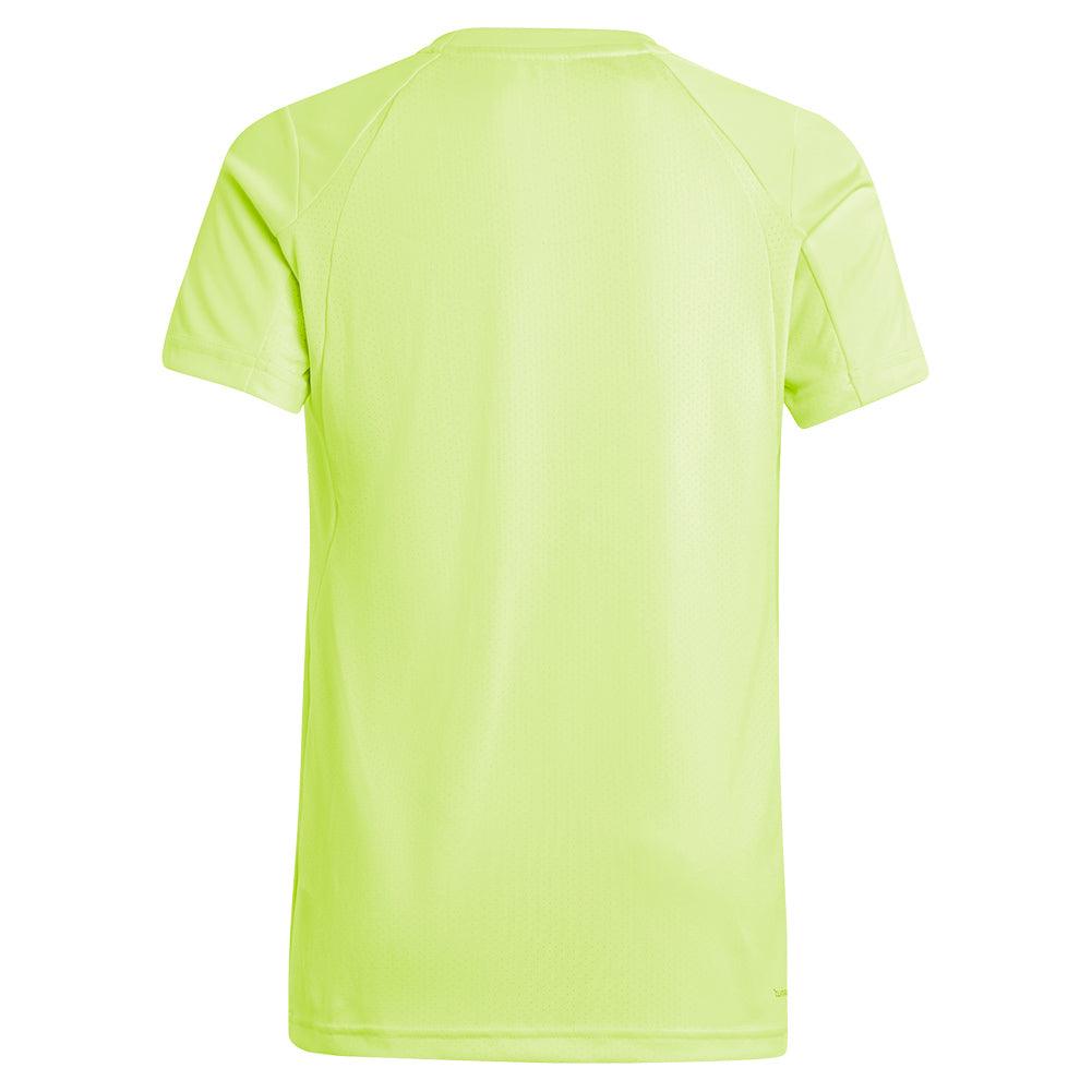 Boys' Club Tennis Top Lucid Lemon Apparel Adidas