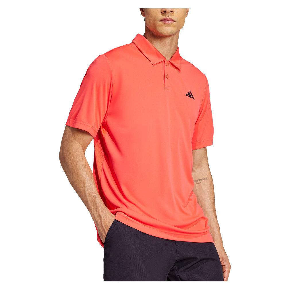 Men`s Club Tennis Polo Semi Lucid Red Apparel Adidas