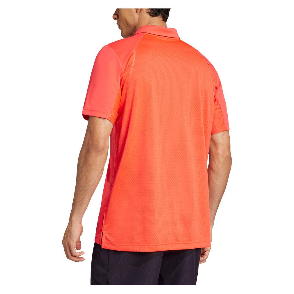 Men`s Club Tennis Polo Semi Lucid Red Apparel Adidas