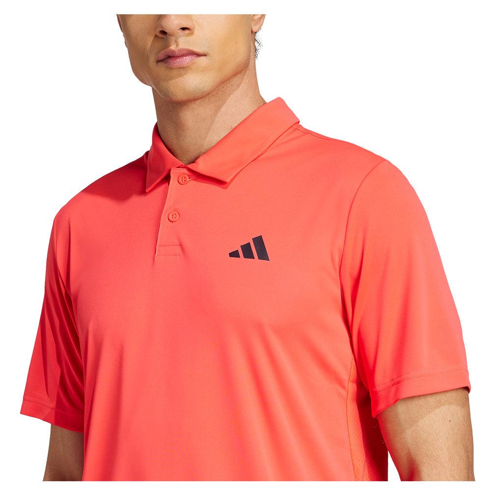 Men`s Club Tennis Polo Semi Lucid Red Apparel Adidas
