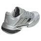 Men`s Barricade 13 SE Tennis Shoes Silver Metallic and Dash Grey Footwear Adidas