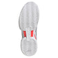Women`s Stella Court Tennis Shoes White and Lucid Red Footwear Adidas