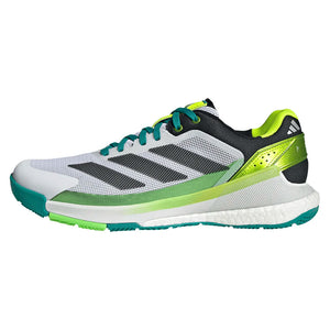 Men`s Crazyquick Boost Padel Shoes Footwear White and Lime Burst Footwear Adidas