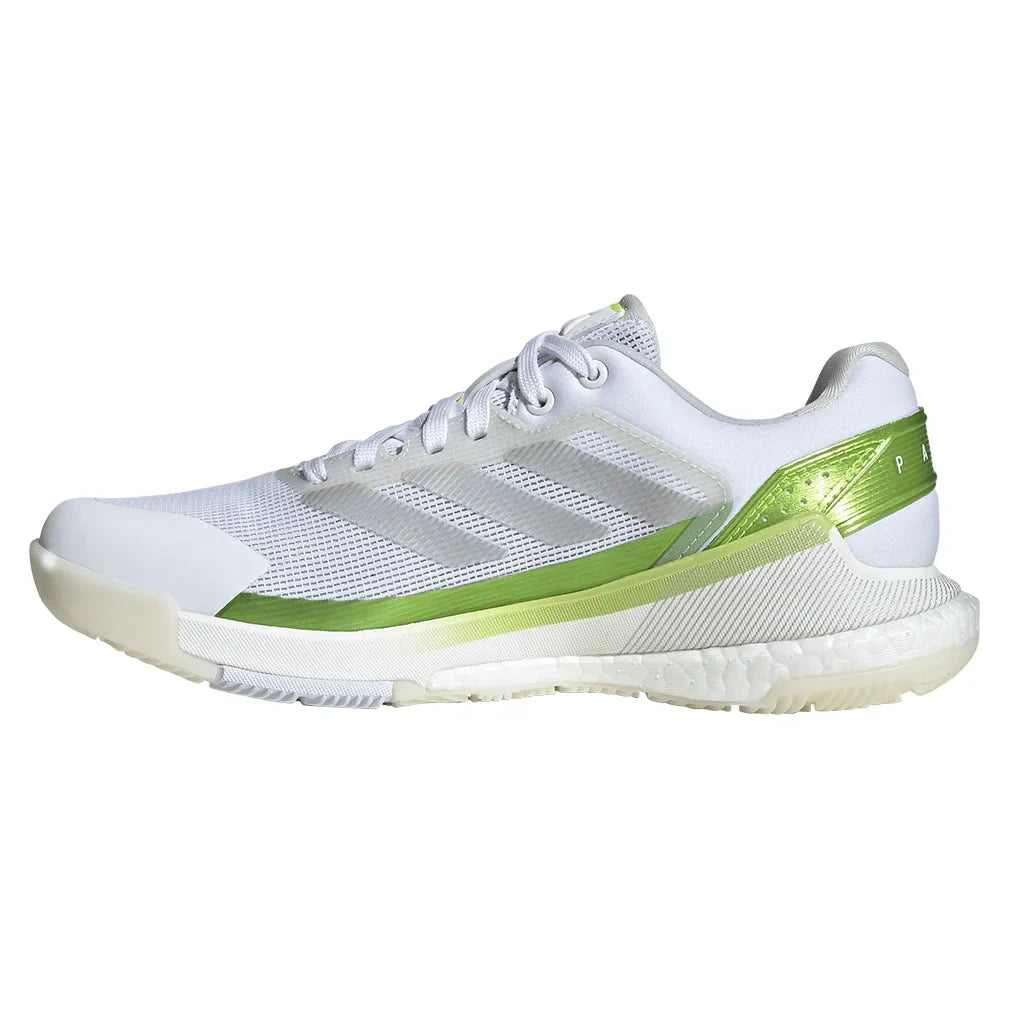 Women`s Crazyquick Boost Padel Shoes Footwear White and Lucid Lemon Footwear Adidas