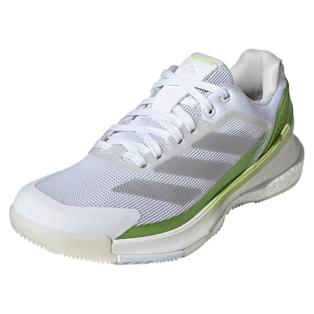 Women`s Crazyquick Boost Padel Shoes Footwear White and Lucid Lemon Footwear Adidas