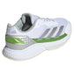 Women`s Courtquick Padel Shoes Footwear White and Lucid Lemon Footwear Adidas