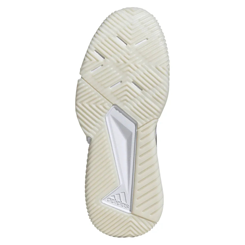 Women`s Courtquick Padel Shoes Footwear White and Lucid Lemon Footwear Adidas