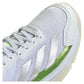 Women`s Courtquick Padel Shoes Footwear White and Lucid Lemon Footwear Adidas
