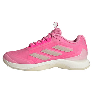 Women`s Avacourt 2 Tennis Shoes Bliss Pink and Silver Metallic Footwear Adidas