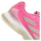 Women`s Avacourt 2 Tennis Shoes Bliss Pink and Silver Metallic Footwear Adidas