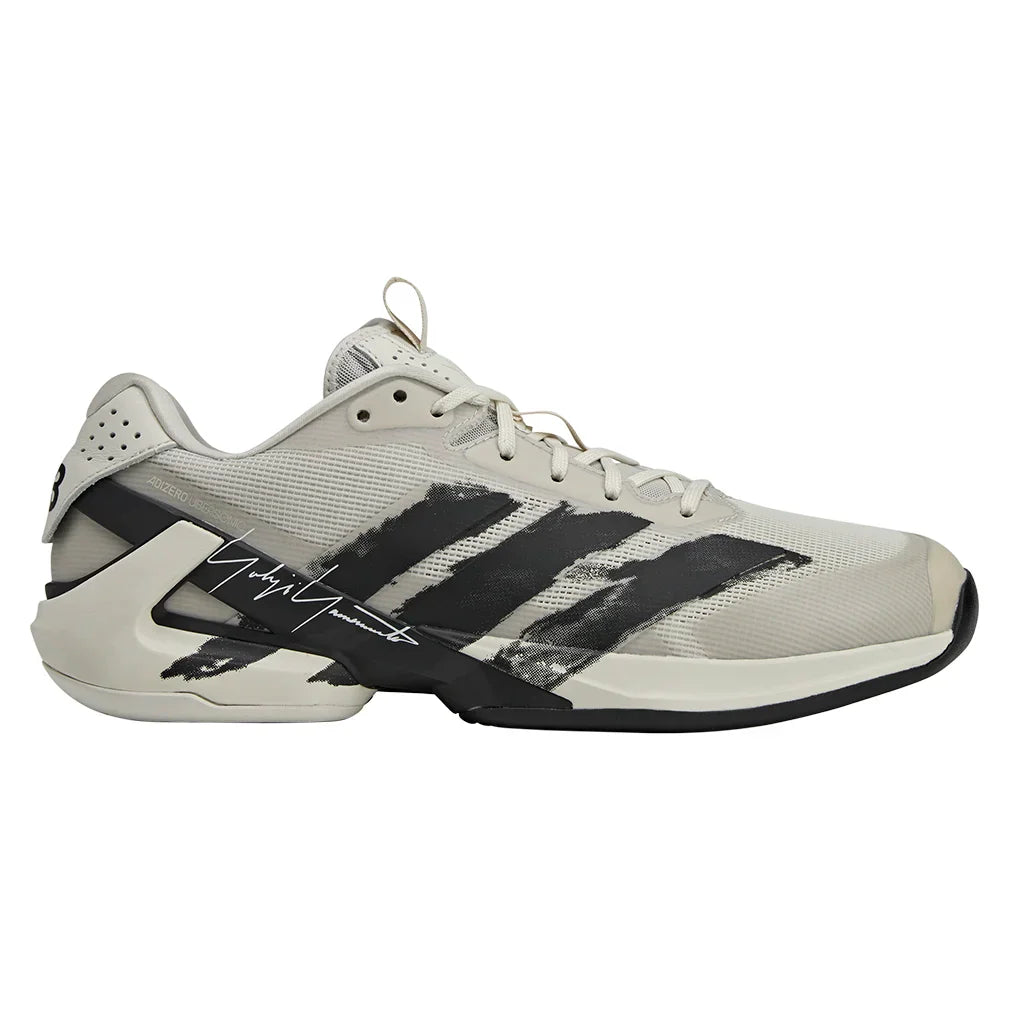Men`s Y-3 adizero Ubersonic 5 Tennis Shoes Orbit Grey Footwear Adidas