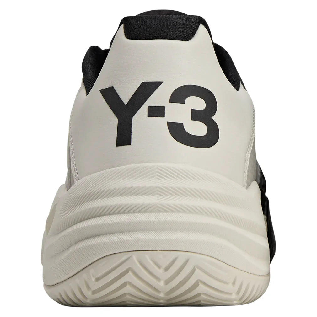Men`s Y-3 Barricade 13 Tennis Shoes Orbit Grey and Black Footwear Adidas