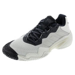 Men`s Y-3 Barricade 13 Tennis Shoes Orbit Grey and Black Footwear Adidas