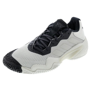 Men`s Y-3 Barricade 13 Tennis Shoes Orbit Grey and Black Footwear Adidas