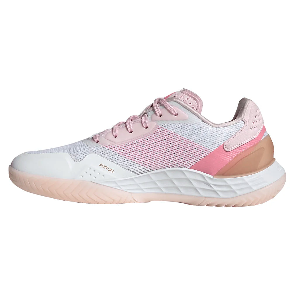 Women`s Defiant Speed 2 Tennis Shoes Footwear White and Ash Pearl Footwear Adidas