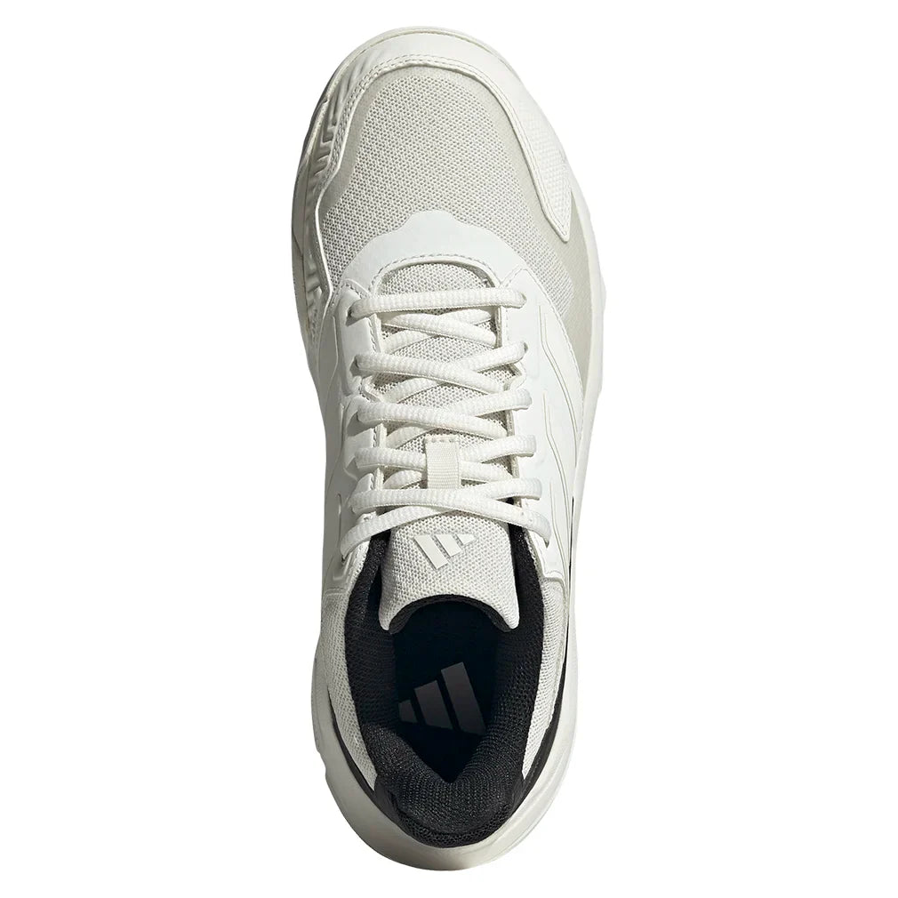 Women`s CourtJam Control 3 Tennis Shoes Off White and Champagne Metallic Footwear Adidas