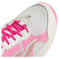 Women`s AvaFlash Tennis Shoes Core White and Lucid Pink Footwear Adidas