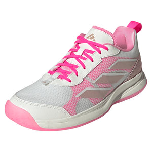 Women`s AvaFlash Tennis Shoes Core White and Lucid Pink Footwear Adidas