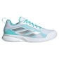 Women`s AvaFlash Tennis Shoes Footwear White and Flash Aqua Footwear Adidas