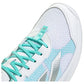 Women`s AvaFlash Tennis Shoes Footwear White and Flash Aqua Footwear Adidas