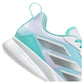 Women`s AvaFlash Tennis Shoes Footwear White and Flash Aqua Footwear Adidas