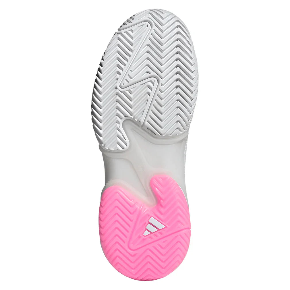 Women`s Barricade 13 Tennis Shoes Footwear White and Ash Pearl Footwear Adidas